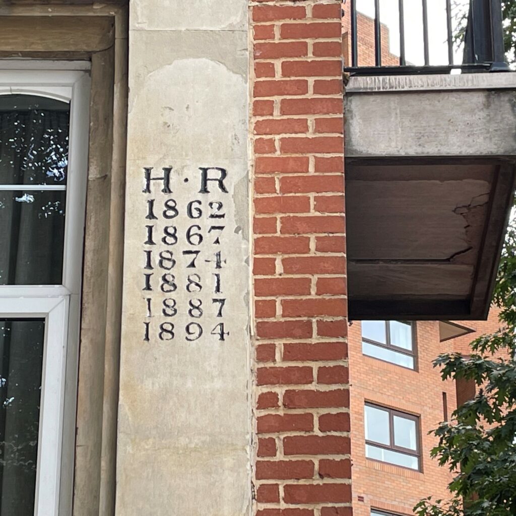 Charrington's Coal Wharf inscription